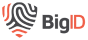 BigID logo featuring a fingerprint design, representing data privacy and identity management, Data security and privacy solutions logo
