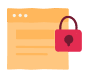 secure document with padlock icon, privacy protection and data security concept