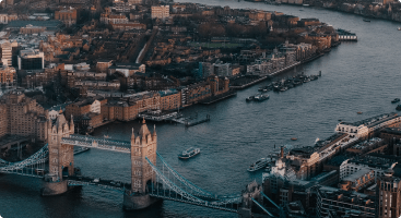 tower bridge, london skyline