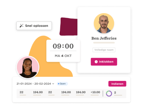 "time-scheduling interface with user profiles, time slots, and login button; includes colorful design elements", "user avatar, appointment times, and login prompt"